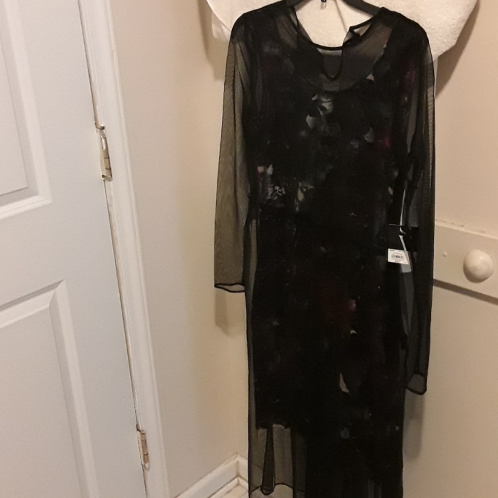 NWT Vera Wang dress XS with sheer black